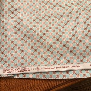 Amy Butler Stash Gypsy Caravan Fabric in Blue and Brown